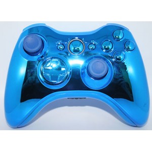 Blue Chrome Xbox 360 Modded Controller